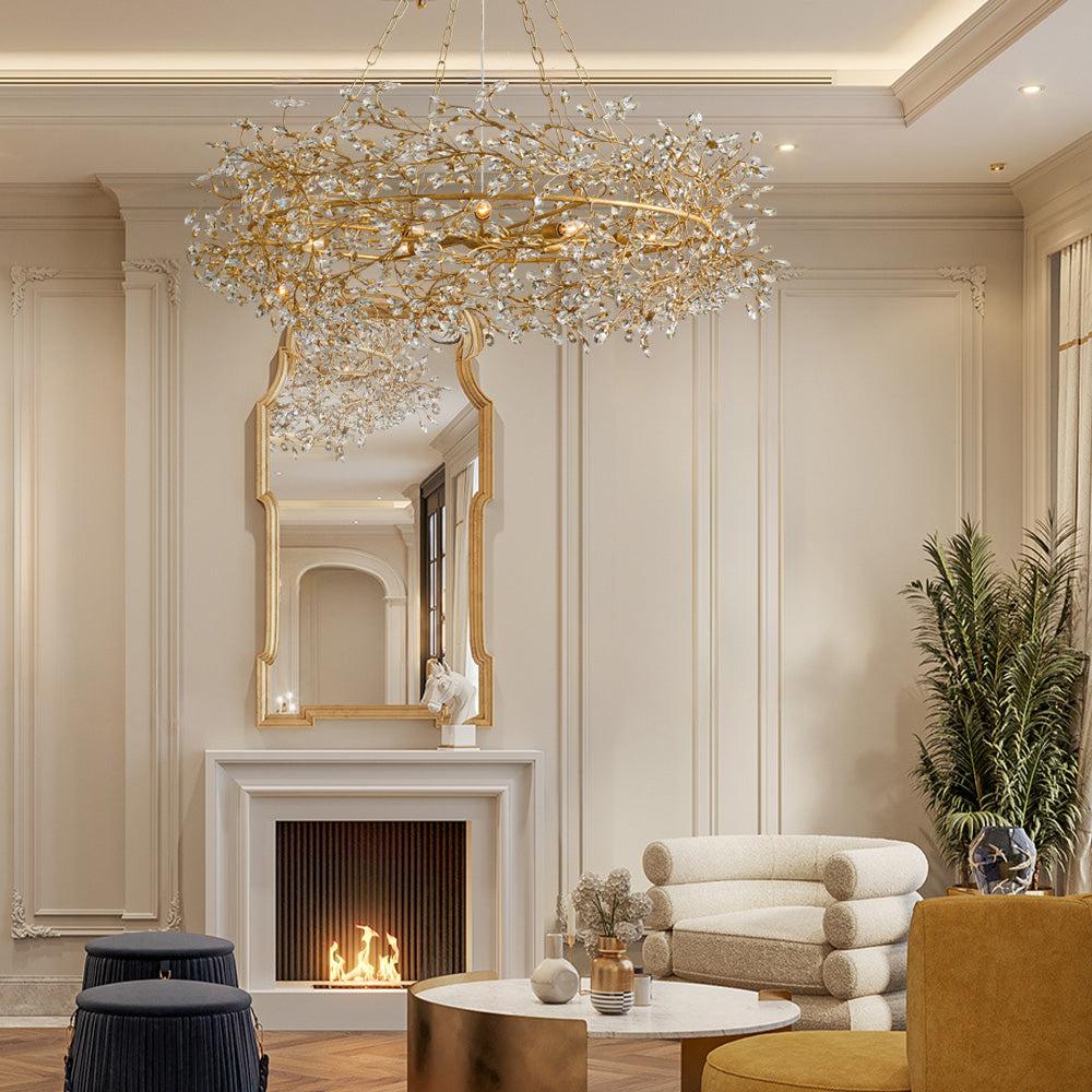 Fiore Crown Chandelier - Grace Lamp
