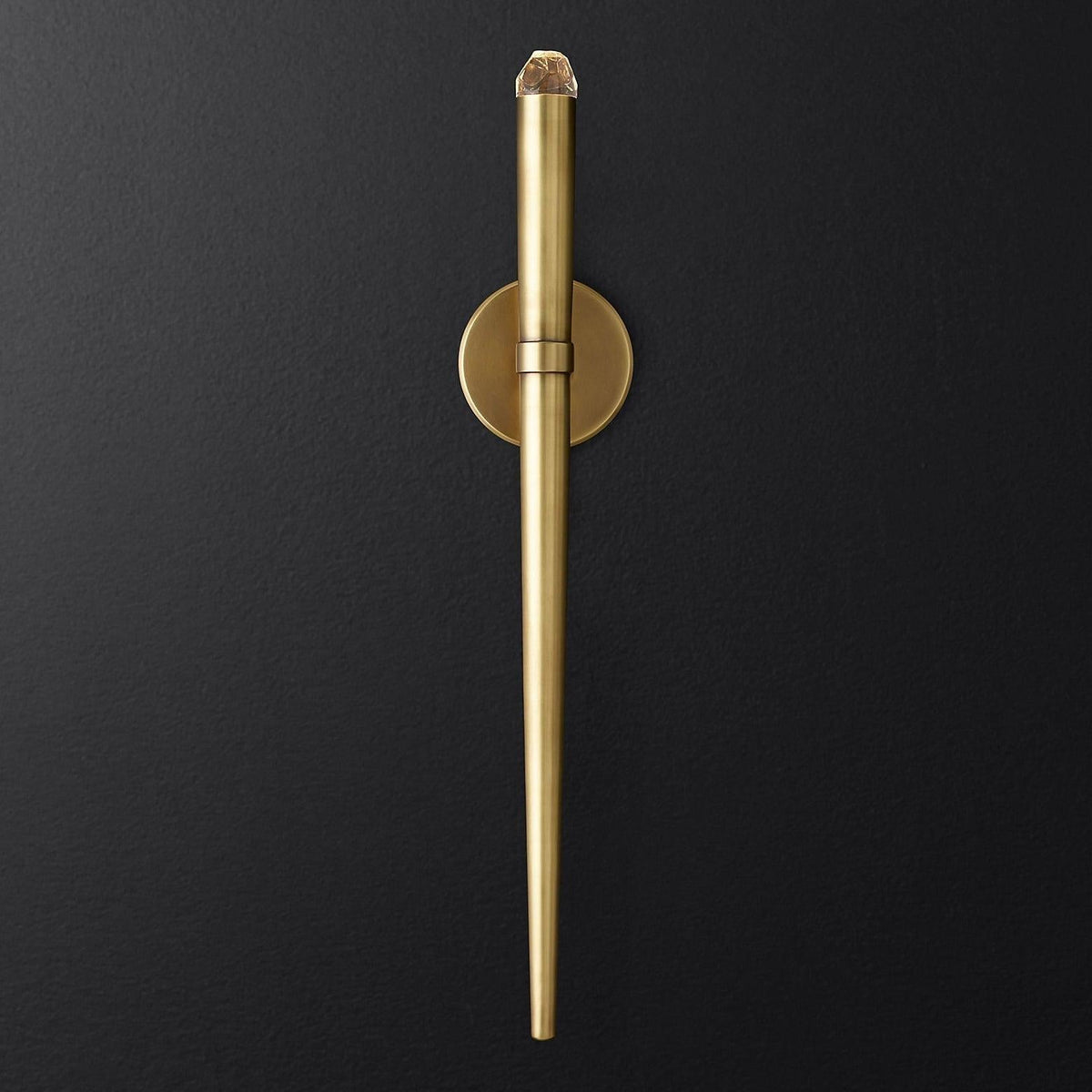 Aquitain Tapered Tubular Slender Torch Wall Sconce - Grace Lamp