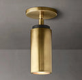 Champeaux Brass Pivoting Flushmount 4½”D - Grace Lamp