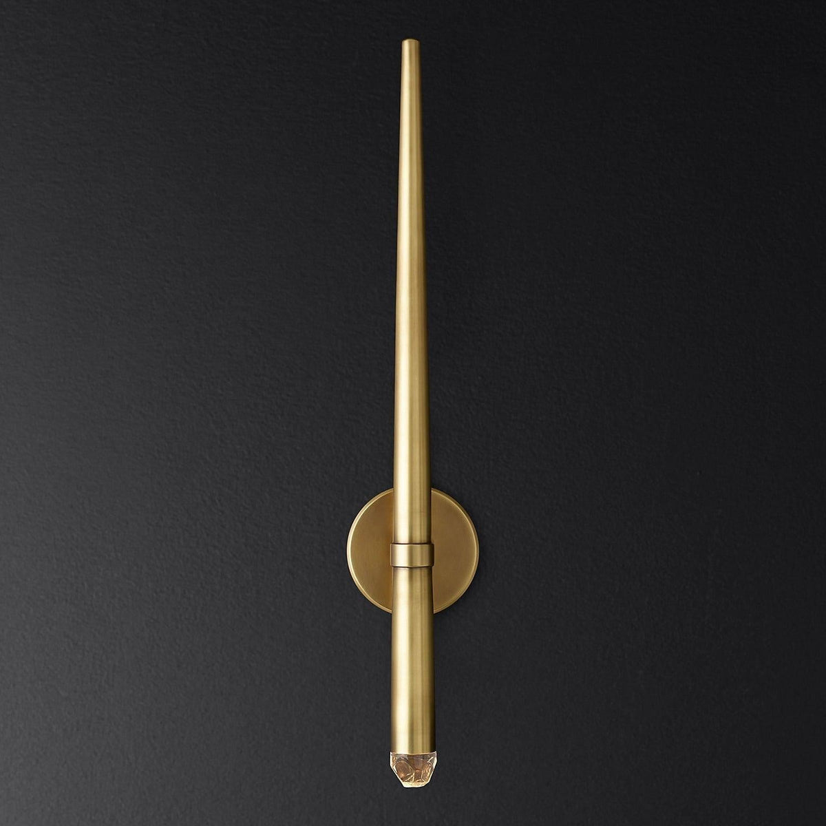 Aquitain Tapered Tubular Slender Torch Wall Sconce - Grace Lamp