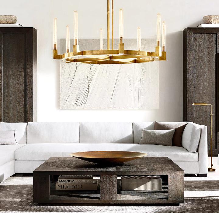 Cannele de Round Chandelier 60" - Grace Lamp