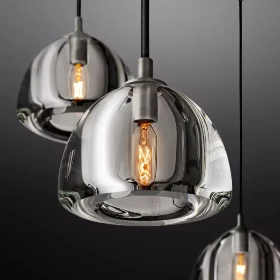 Hemisphere Round Chandelier 36″ - Grace Lamp