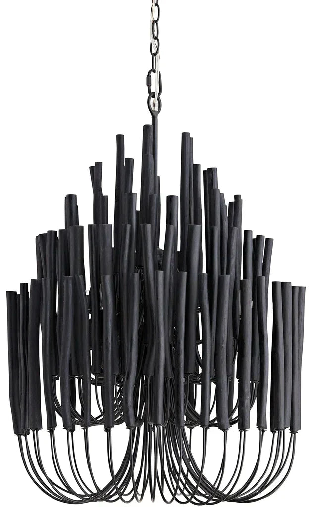 Modern Art Design 5/6-Light Modern Branch Modeling Chandelier in White/Black