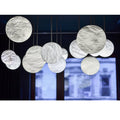Luna Alabaster Sphere Staircase Chandelier, Multi Pendant Light - Grace Lamp