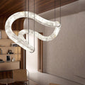 Beverly Symmetrical Entryway Alabaster Pendant Light for Dining Table - Grace Lamp