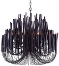 Modern Art Design 5/6-Light Modern Branch Modeling Chandelier in White/Black