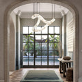 Beverly Symmetrical Entryway Alabaster Pendant Light for Dining Table - Grace Lamp