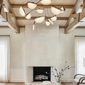 Enceladus Alabaster Chandelier, Artistic Modern Chandelier for Bar Area - Grace Lamp