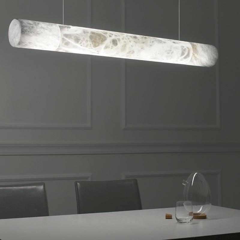 Grandeur Alabaster Linear Pendant Light, Bar Pendant Light - Grace Lamp