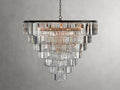 Leyland Tiered Round Crystal Chandelier - Grace Lamp