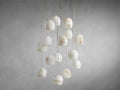Arica Round Alabaster Chandelier 3/7/15/36 Light - Grace Lamp