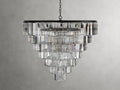 Leyland Tiered Round Crystal Chandelier - Grace Lamp