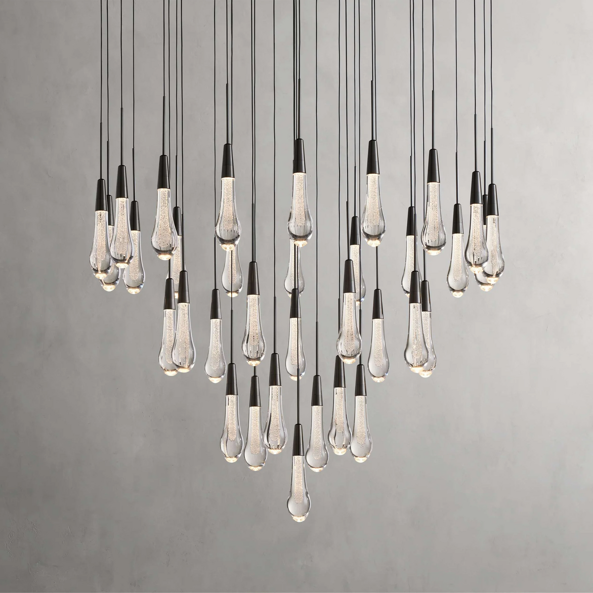 Soltaire Crystal Round Chandelier 17" 24" 36" 40'' 48'' 58"D - Grace Lamp