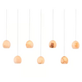 Maeva Round Alabaster Chandelier 13'' 21'' 36'' - Grace Lamp