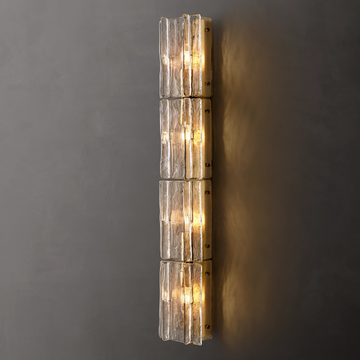 Matrice Clear Glass Grand Sconce 49"H - Grace Lamp