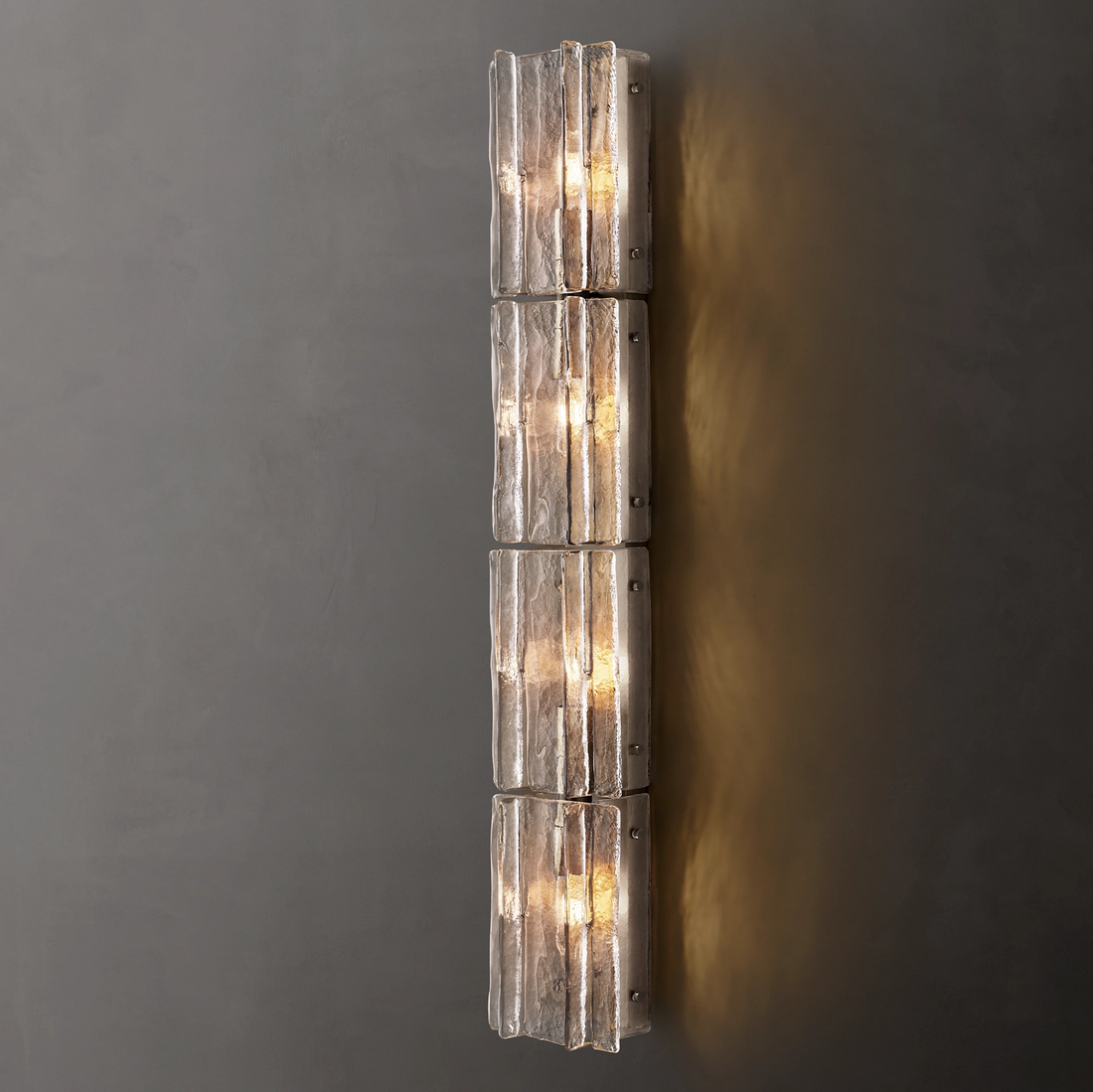 Matrice Clear Glass Grand Sconce 49"H - Grace Lamp