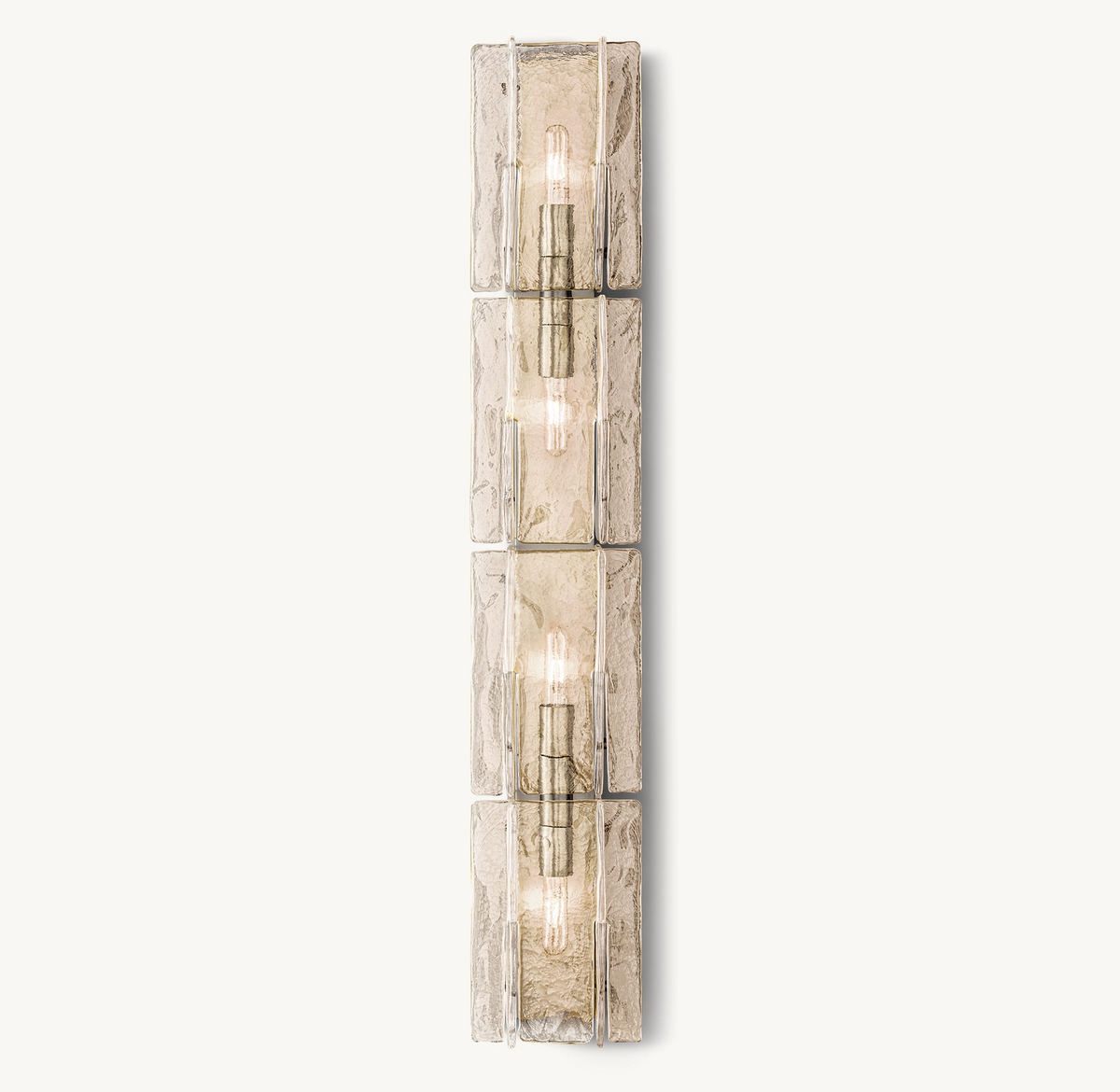 Lattice Clear Glass Grand Sconce - Grace Lamp