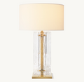 Lattice Clear Glass Table Lamp - Grace Lamp