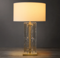Lattice Clear Glass Table Lamp - Grace Lamp