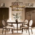 Camino Vintage Filament 2-Tier Round Chandelier 50‘’D - Grace Lamp