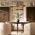 Camino Vintage Filament 2-Tier Round Chandelier 38‘’D - Grace Lamp