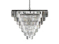 Leyland Tiered Round Crystal Chandelier - Grace Lamp