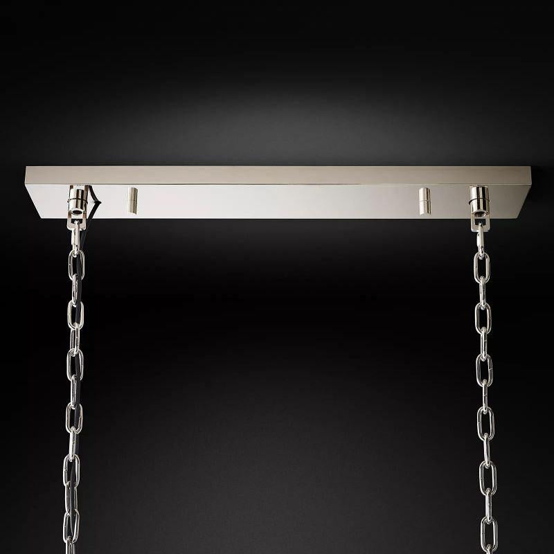 1920S Odeon Rectangular Chandelier 40" - Grace Lamp