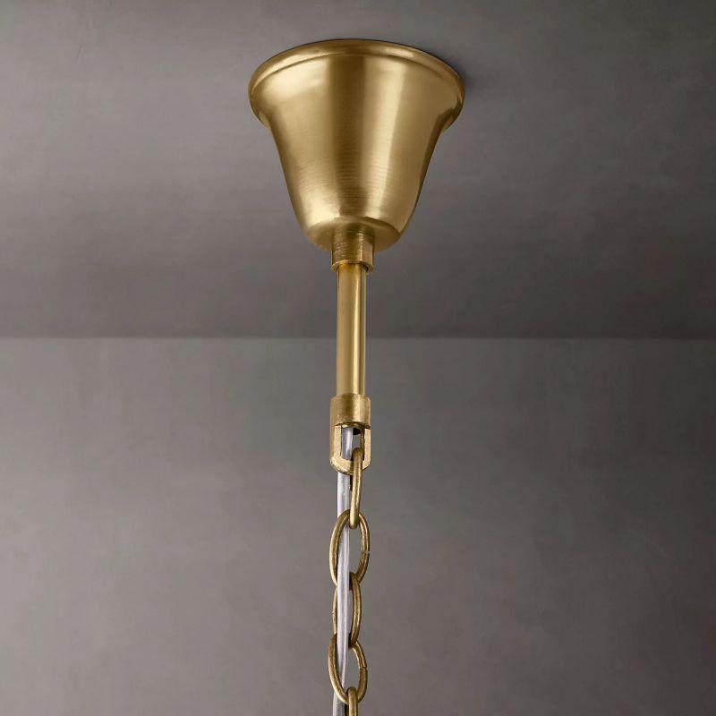 1920S Odeon Crystal Round Chandelier 20" - Grace Lamp