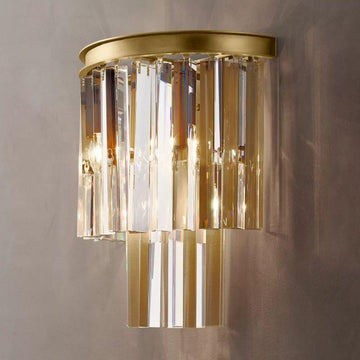 1920S Odeon Crystal Wall Sconce - Grace Lamp