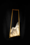 Modern Light Luxury Alabaster Chandelier in Gold Finish - Grace Lamp
