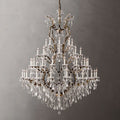 19TH Crystal Rococo Round Chandelier 60" 72"-MEET LIGHTING