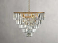 Leyland Tiered Round Crystal Chandelier - Grace Lamp