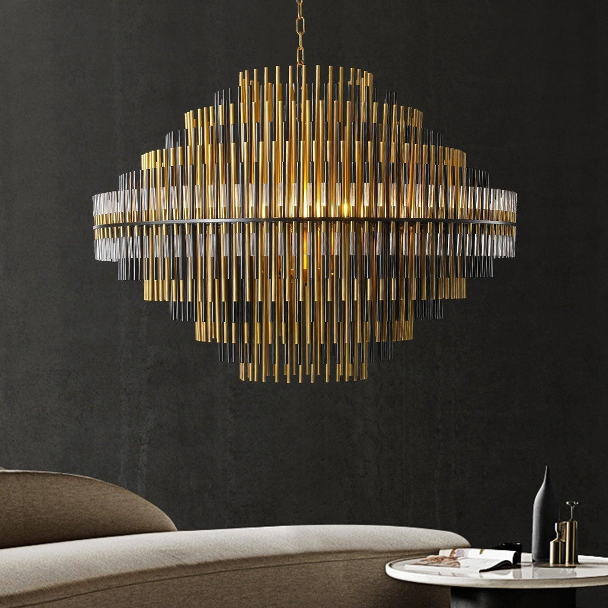Emily Round Chandelier 24" 32" 42" - Grace Lamp