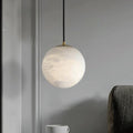 Modern Luxury Alabaster Ball Pendant Light, Island Mini Pendant Light - Grace Lamp