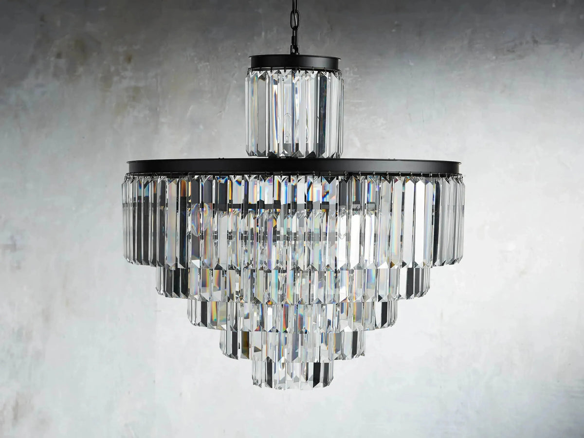 Leyland Crystal Chandelier 22 Light - Grace Lamp