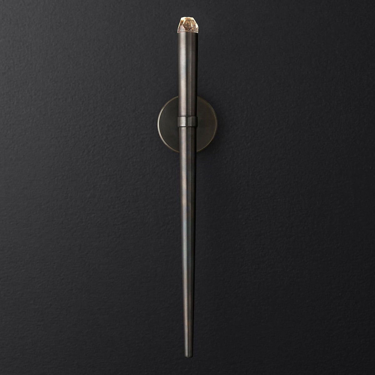 Aquitain Tapered Tubular Slender Torch Wall Sconce - Grace Lamp