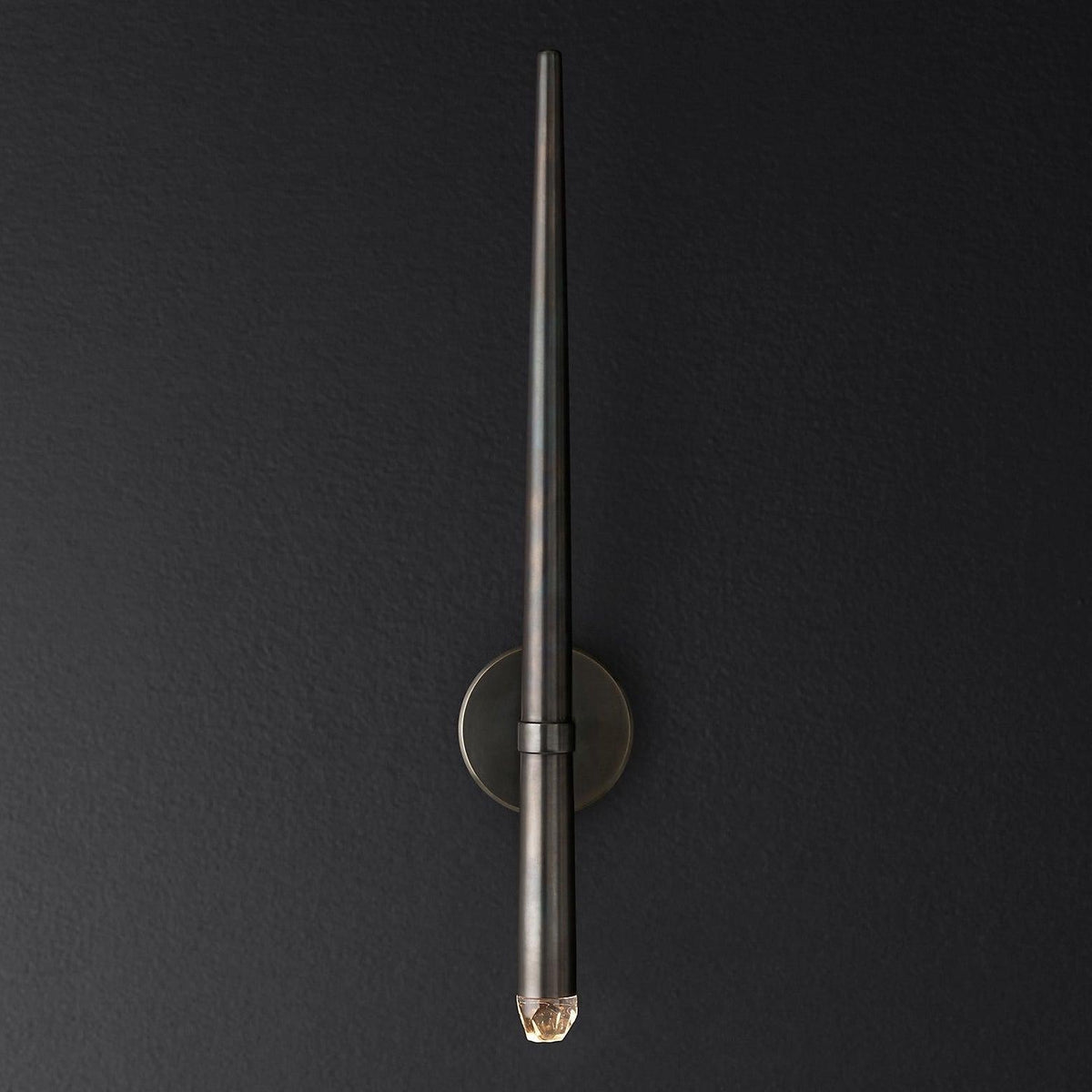 Aquitain Tapered Tubular Slender Torch Wall Sconce - Grace Lamp