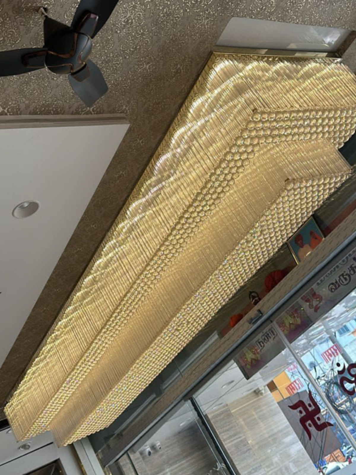 Modern Extra 2/3 Tiered Flush Mount Crystal Chandelier for Large Area - Grace Lamp