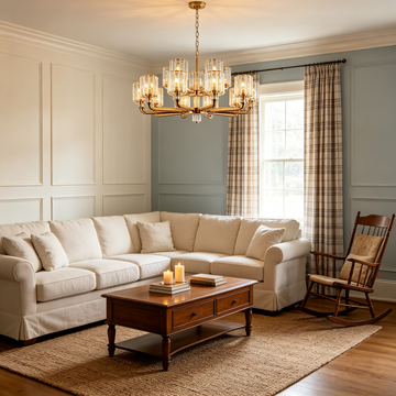 Valencia Multi-Tier Fluted Crystal Chandelier