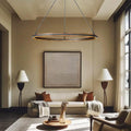 Peralta Black Round Chandelier 36