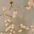 Contemporary Hand-blown Glass Globes Branch Chandelier for Dining Room Living Room and Kitchen Island - Grace Lamp