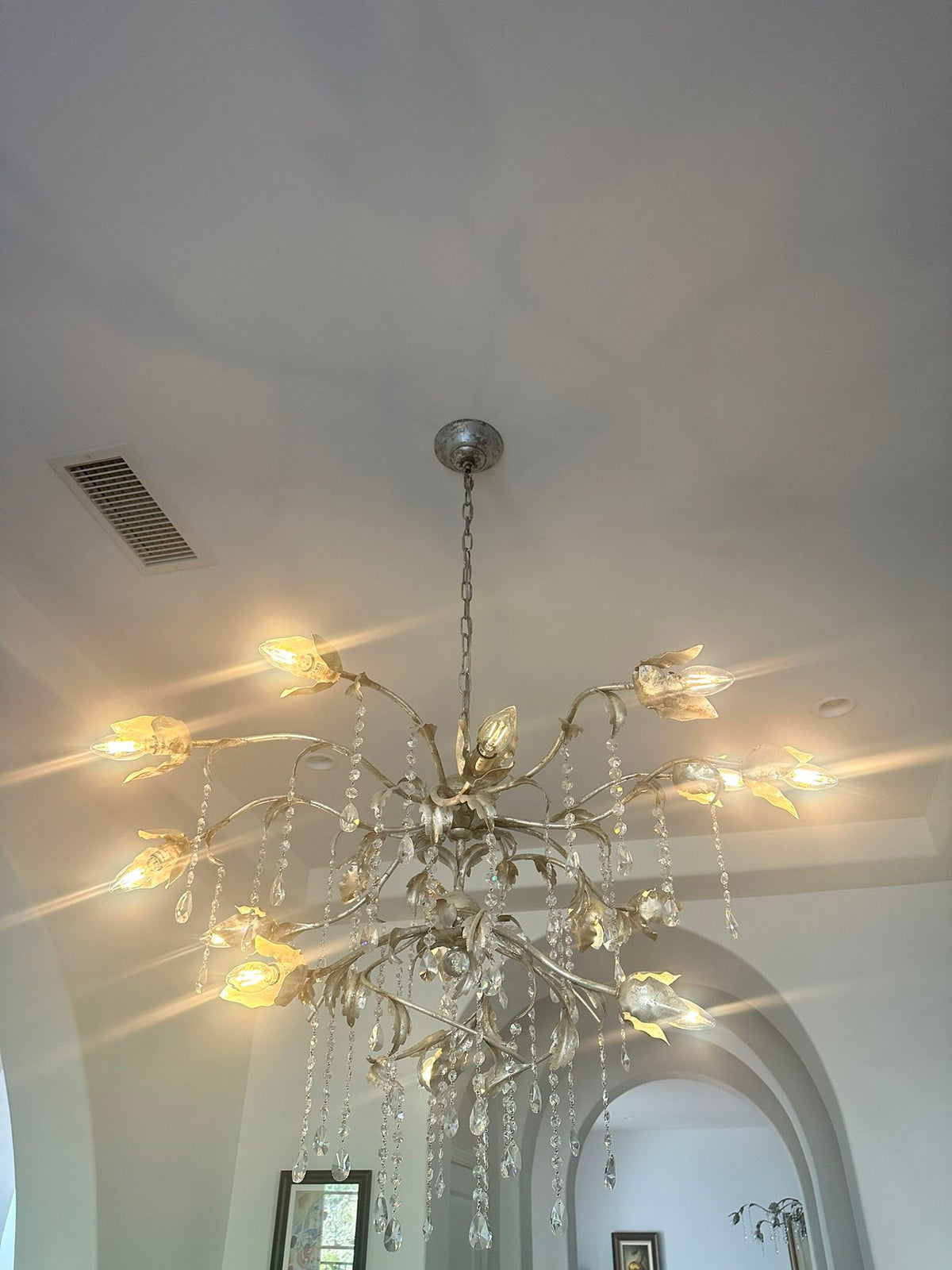 Viticcio Round Silver Chandelier - Grace Lamp