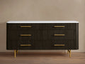 Findlay Six Drawer Dresser - Grace Lamp