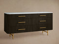 Findlay Six Drawer Dresser - Grace Lamp