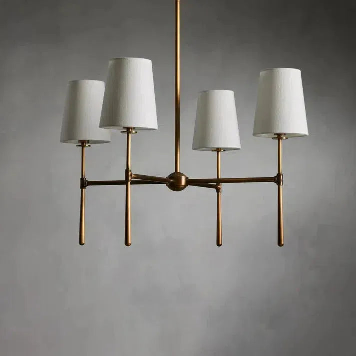 Rhodes Round Chandelier 4/6 Light - Grace Lamp