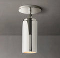 Champeaux Brass Pivoting Flushmount 4½”D - Grace Lamp