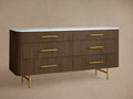 Findlay Six Drawer Dresser - Grace Lamp