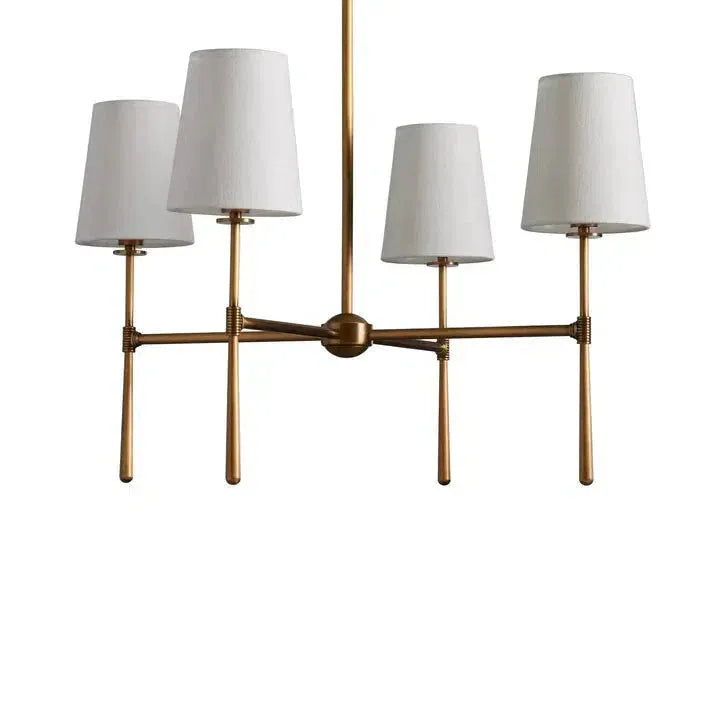 Rhodes Round Chandelier 4/6 Light - Grace Lamp