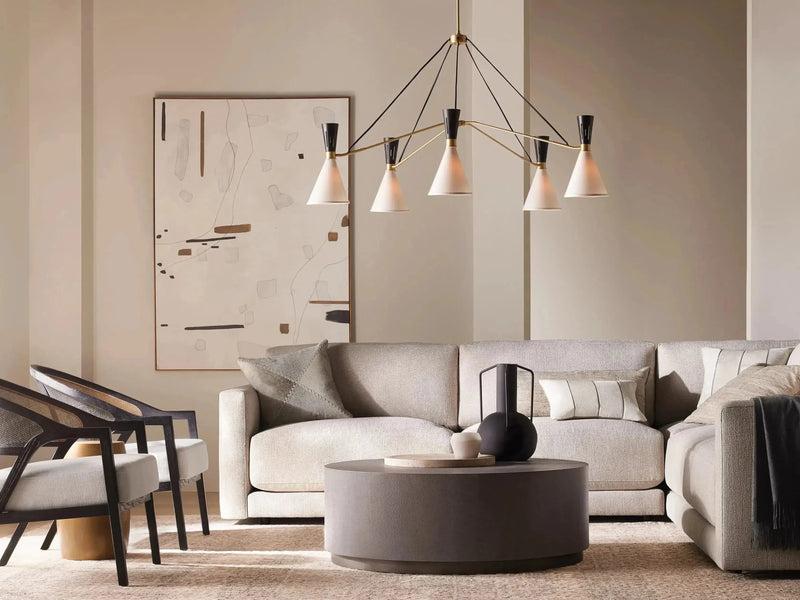 Ramsey 5-Light Round Chandelier - Grace Lamp
