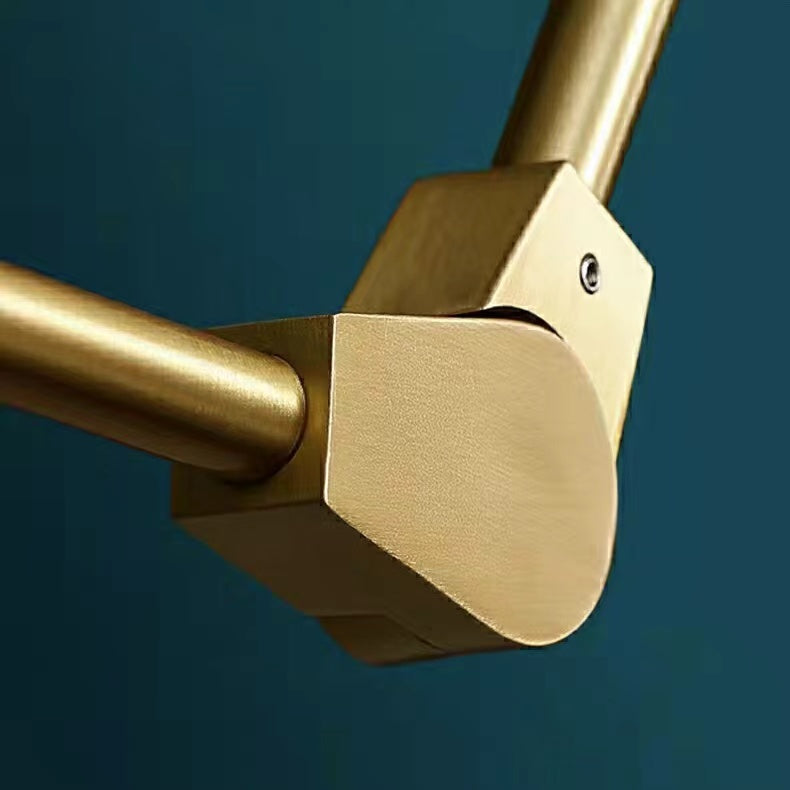 6/8-Lights Clear Globes Glass Modern Arm Chandelier Bronze For Dining Room Or Bedroom-MEET LIGHTING